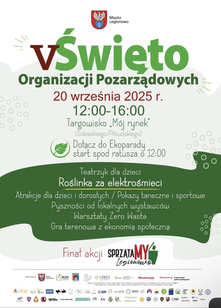 Read more about the article V Święto Organizacji Pozarządowych – zapraszamy!